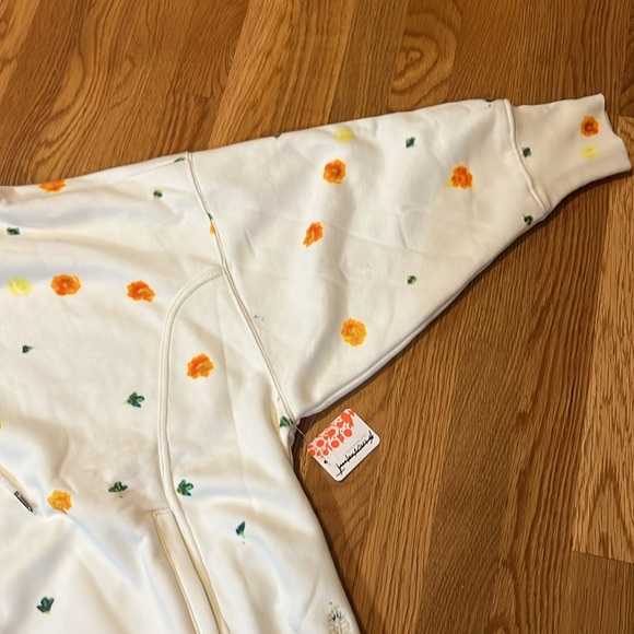 Free People x Dyekween Sprint to the Finish Hoodie Size Small NWT - Picture 12 of 17